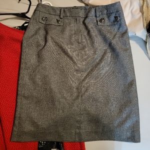 Vintage grey pencil skirt